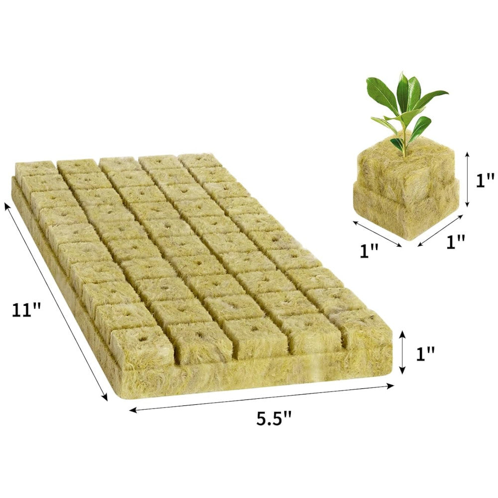 Rockwool cubes