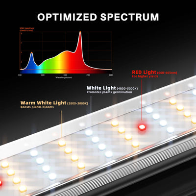 Spider Farmer SE4500 EVO 320 W — light spectrum