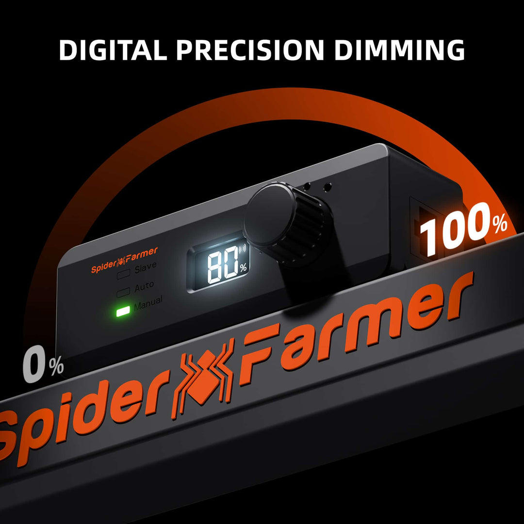Spider Farmer SE3000 EVO 300 W — light intensity adjustment