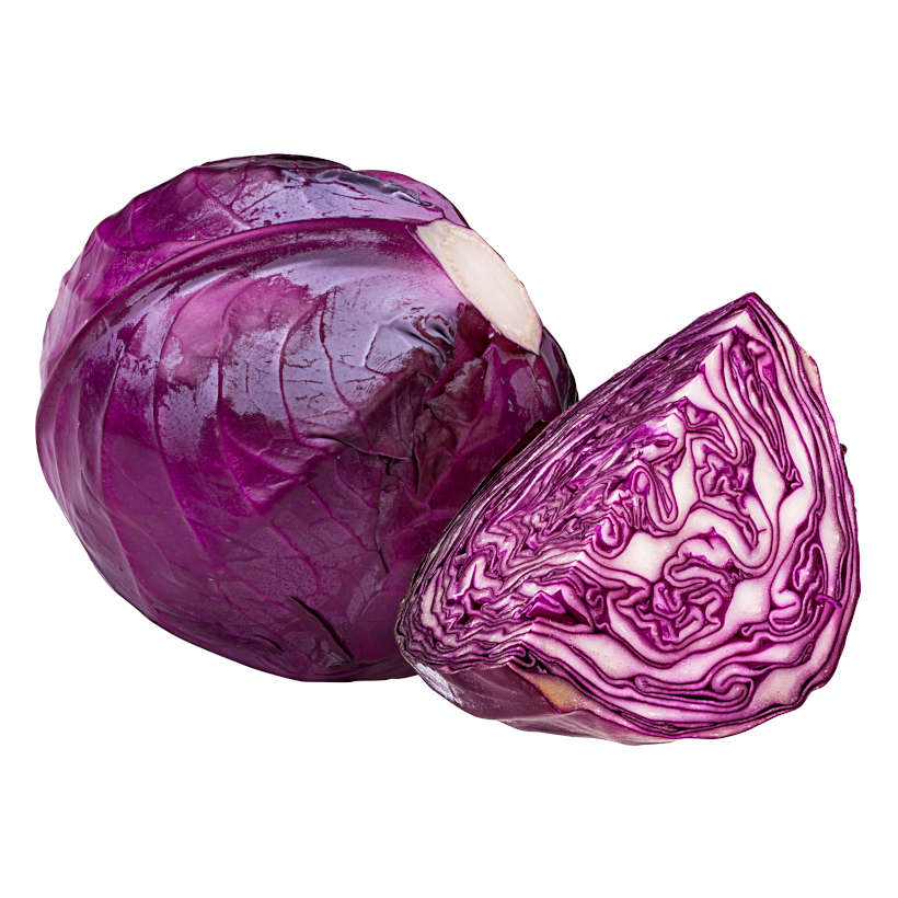 Red acre heirloom cabbage